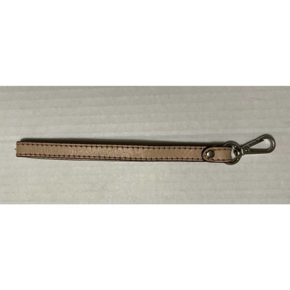 Michael Kors Beige Wristlet‎ Strap Silver Hardware